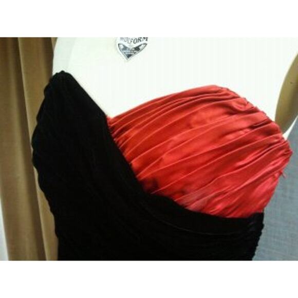 TOMASZ STARZEWSKI COUTURE Luxury Vintage Cocktail Dress Evening Wear Size 10 - Picture 4 of 10